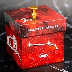 FREE! Aries Zodiac Red 5” Decorative Pop-Up Gift Box Ram March/April Birthday ♈️